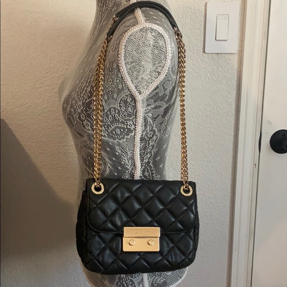Michael Kors Sloan small leather quilted bag
